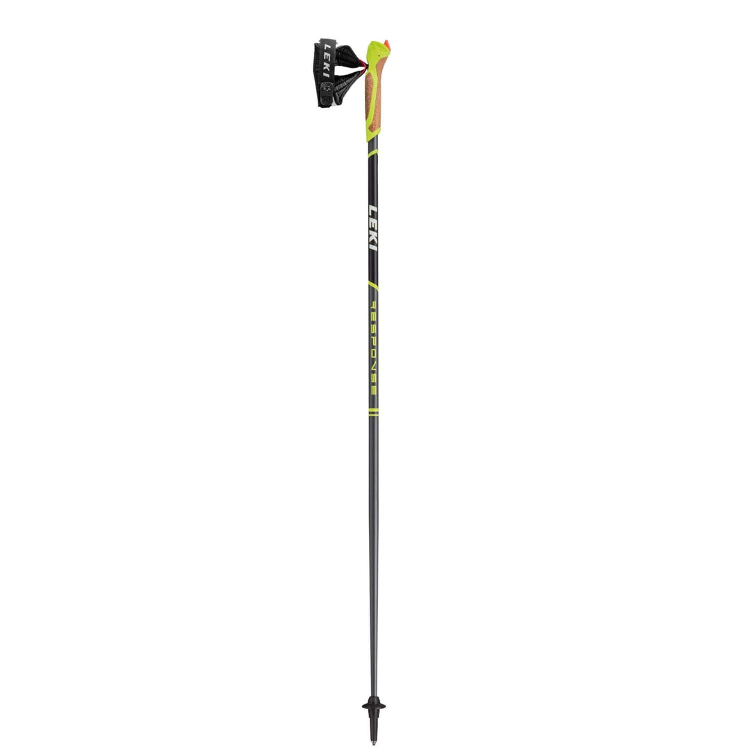 Leki Response Trekkingstöcke Nordic Walking Stöcke anthrazit 125 cm anthrazit-schwarz-grün, 125 cm a