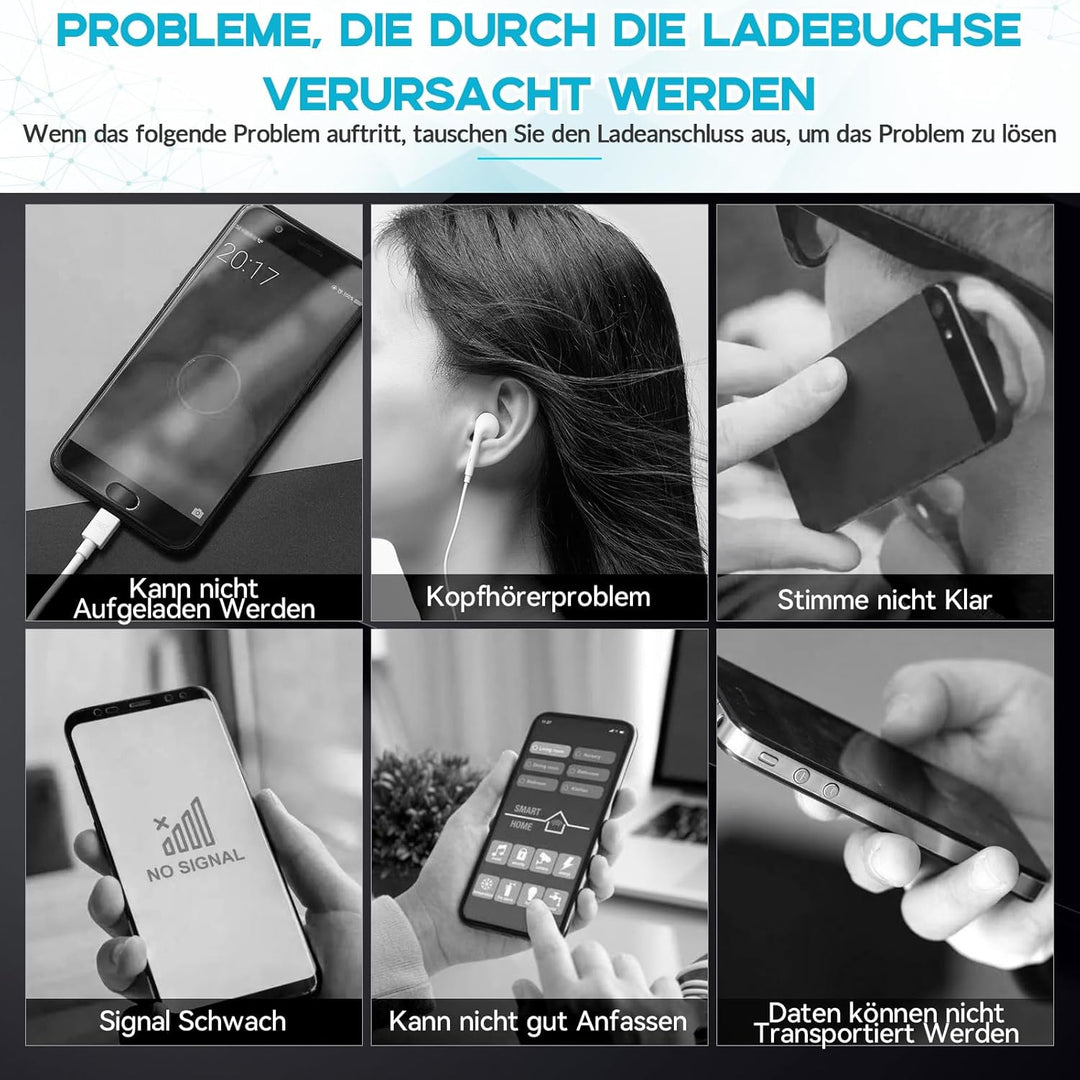 RongZy Dock Connector für Samsung Galaxy S23 Ultra 5G S918B Ladebuchse mit Flex Kabel kompatibel mit