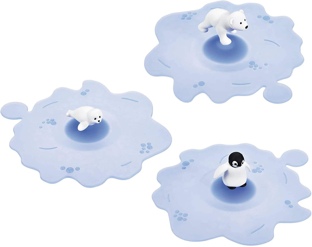 Lurch 210193 Mein Deckel Arctic Summer 3-er Set, Blau, Arctic Summer