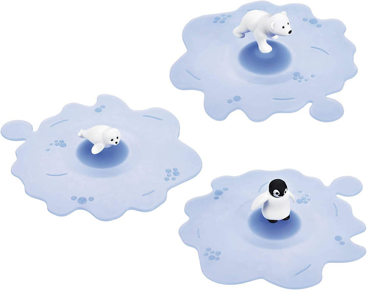 Lurch 210193 Mein Deckel Arctic Summer 3-er Set, Blau, Arctic Summer
