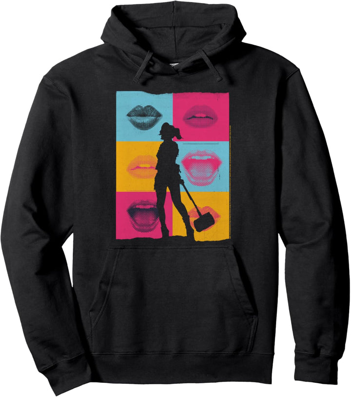 Birds of Prey Harley Quinn Lips Pullover Hoodie