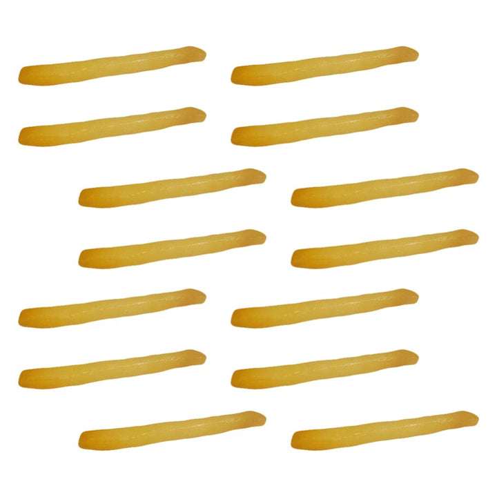 NUOBESTY 30 Stücke Gefälschte Pommes Frites Gefälschte Fast Food Simulation Künstliche Lebensmittel