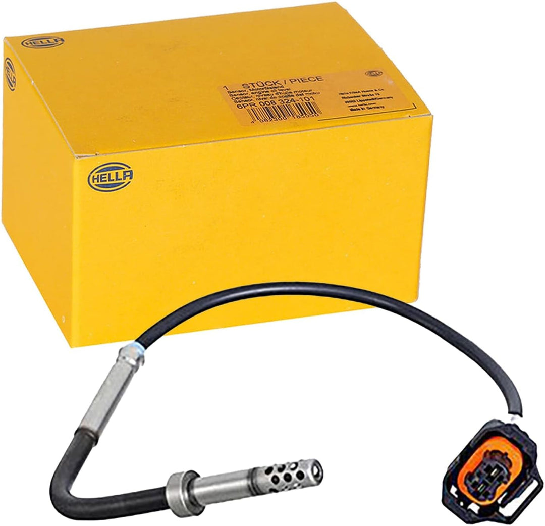 HELLA 6PT 010 376-421 Sensor, Abgastemperatur - 2-polig - geschraubt - Kabel: 180mm