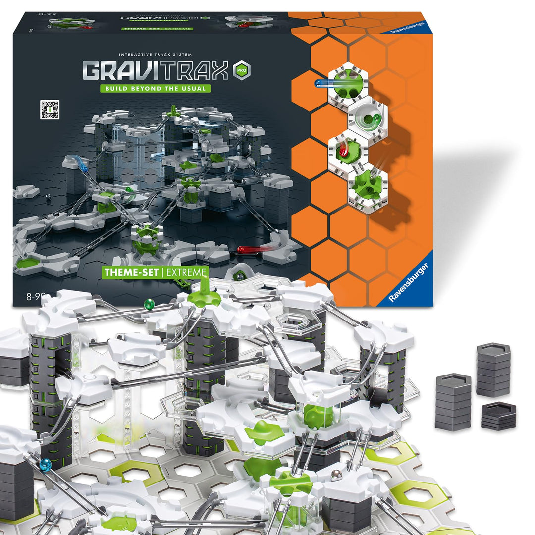 Ravensburger GraviTrax PRO Starter-Set Extreme 22432 - Umfangreiches Starterset der PRO-Linie für de