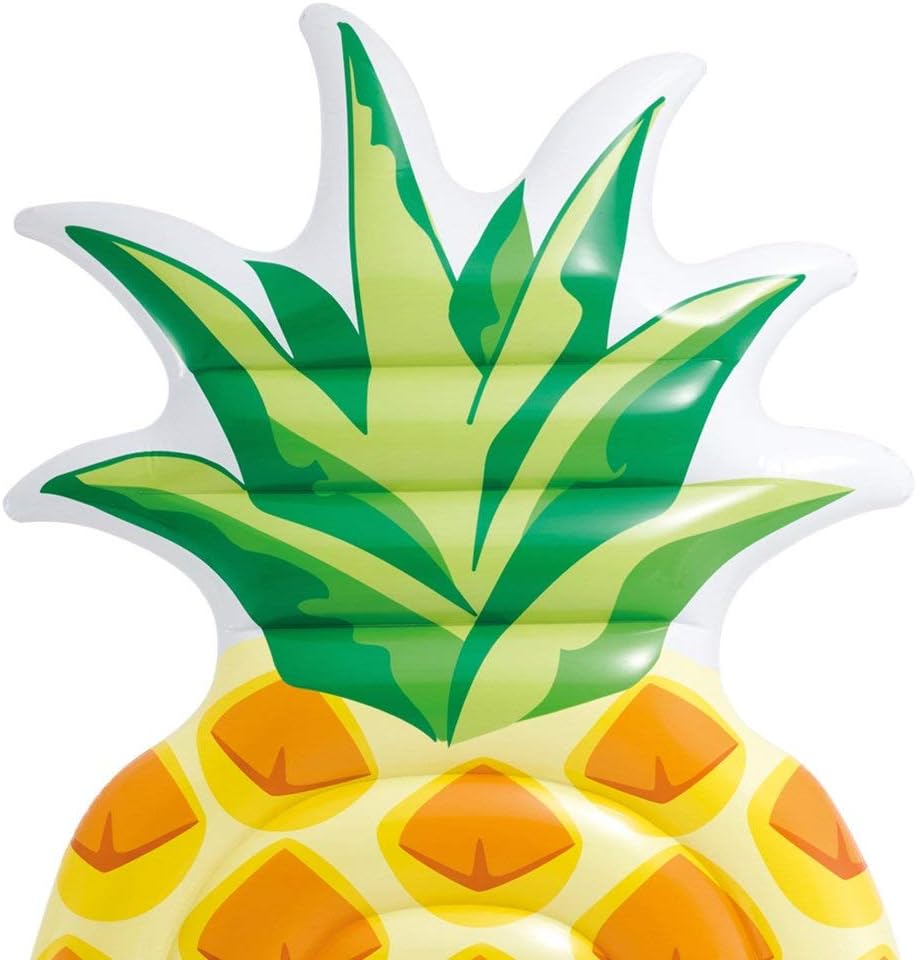 Intex 58761 Luftmatratze aufblasbar "Pineapple" 216 x 124 cm Single, Single