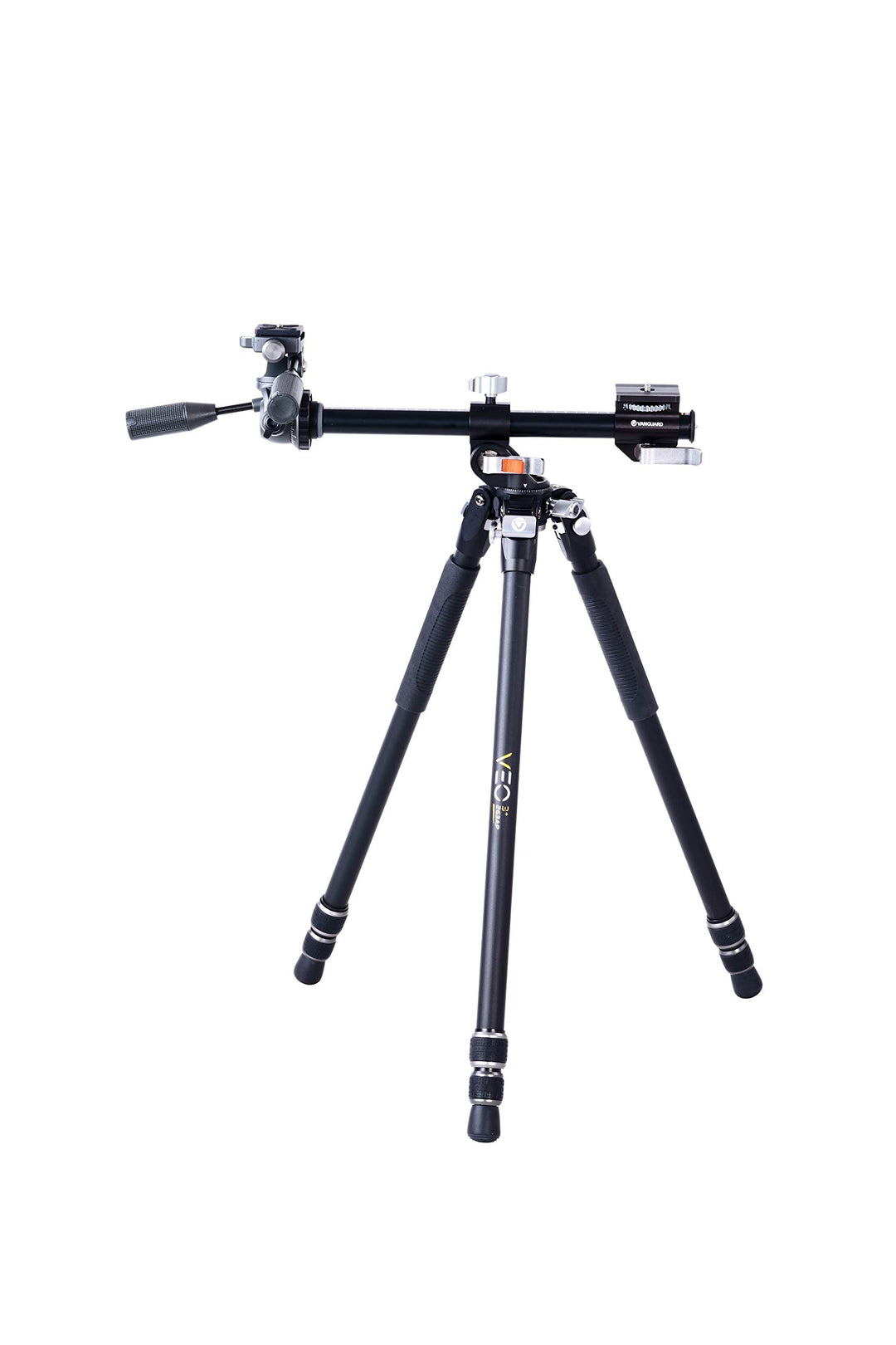 Vanguard Veo 3+ 263AP Aluminium-Stativ, 3-Wege-Kugelkopf und Mittelsäule mit Mehreren Winkeln Schwar