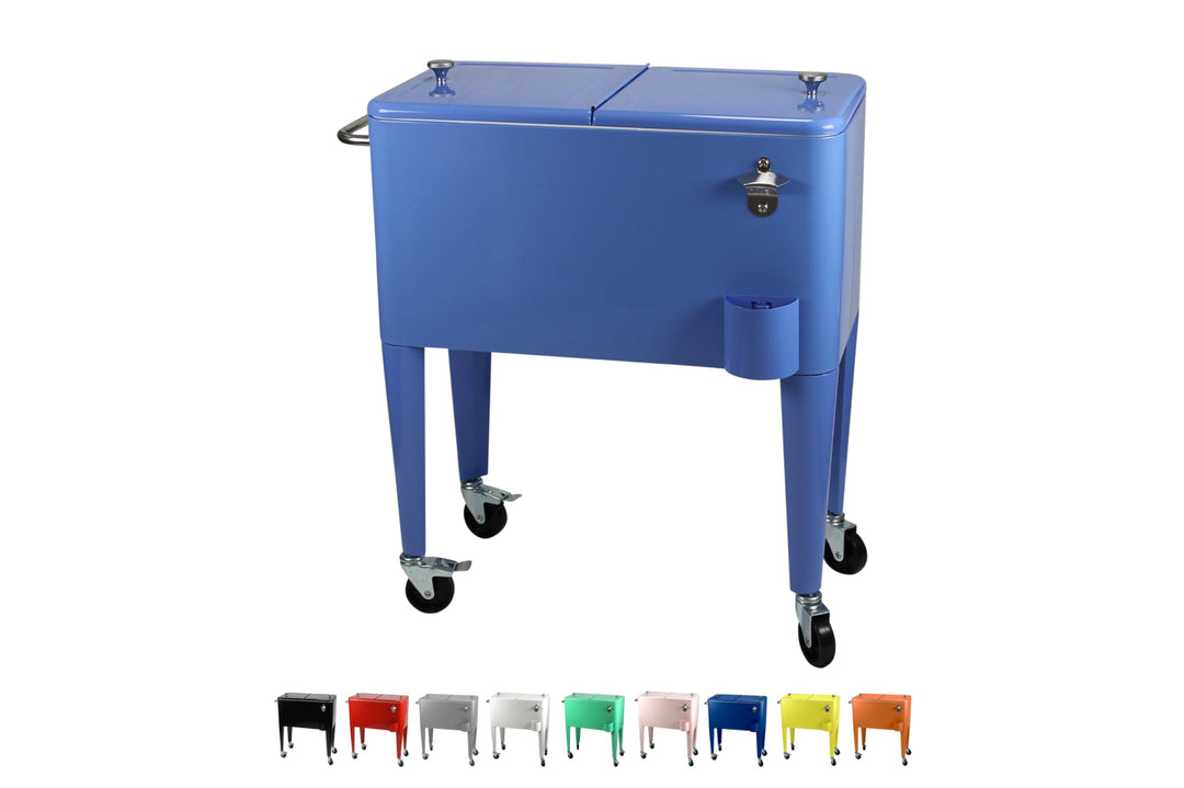 Kailua Cooler - Kühlbox, Kühlwagen, Getränkekühler Himmelblau, Himmelblau