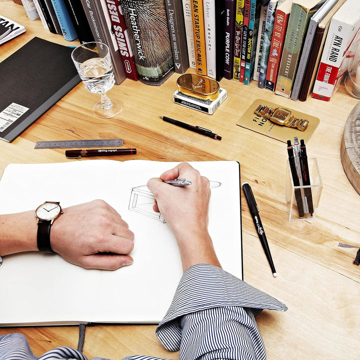 rOtring 600 Druckbleistift | 0,5 mm | Grün | Ergonomisches Vollmetallgehäuse Grün 0.5 mm, Grün 0.5 m