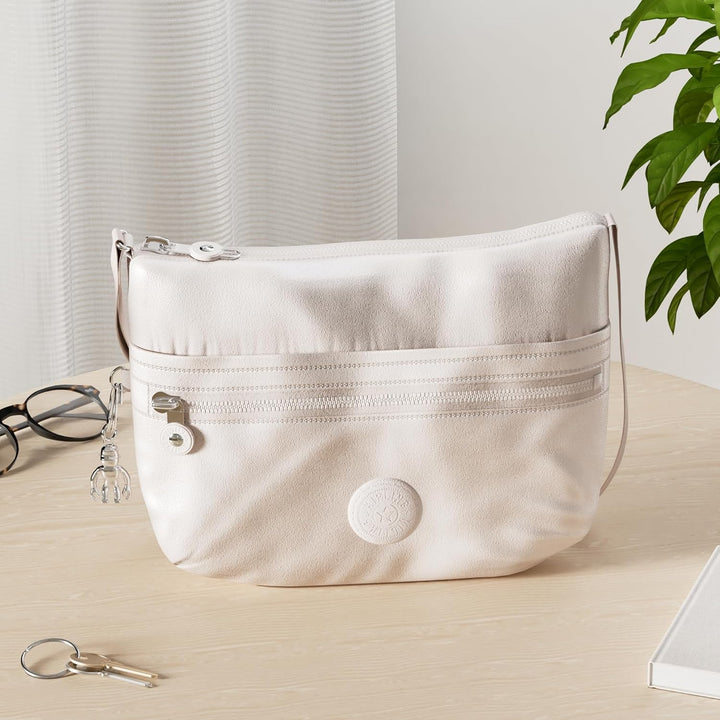 Kipling Damen Arto Tasche, Silber (Metallic Glow), 25x21x3 centimeters (B x H T) EU, Metallic Glow