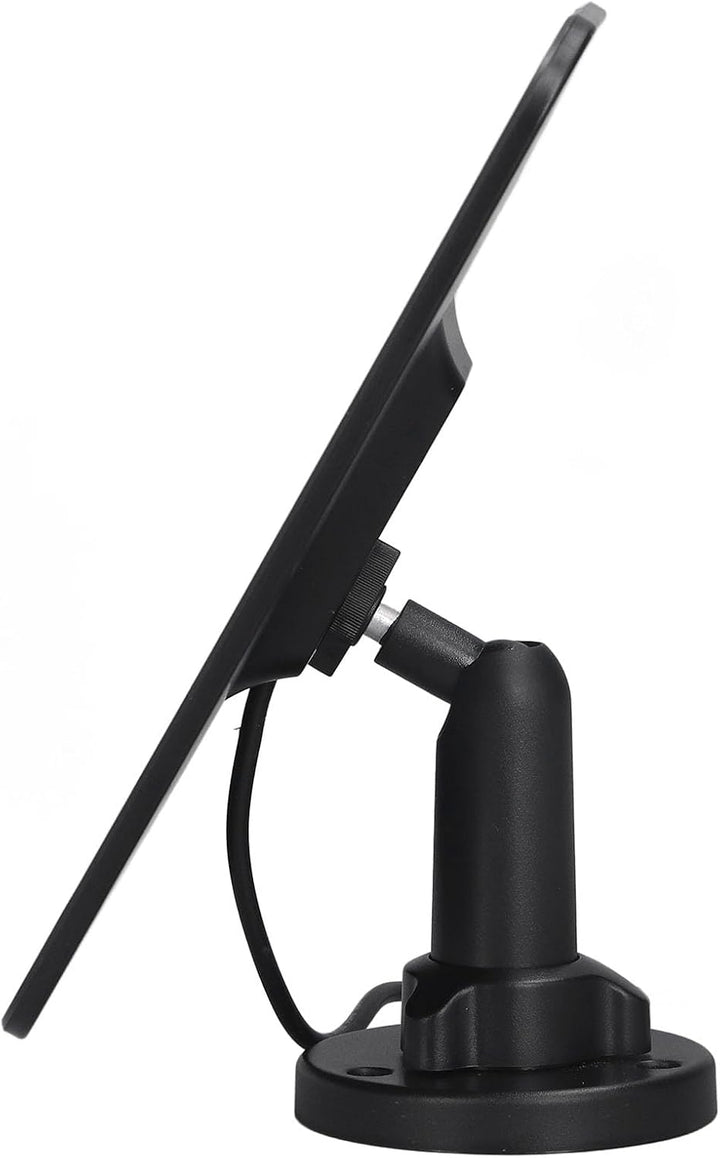12 W Solarpanel Ladegerät für Ringkamera, IP65 Wasserdichtes, Verstellbares, Wandmontiertes Solarpan