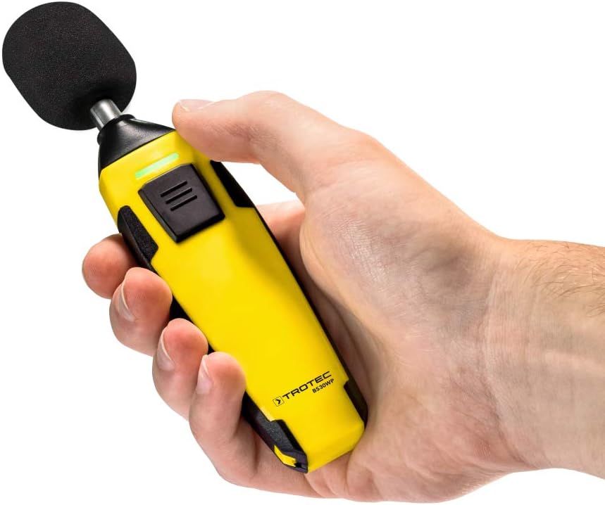 TROTEC Schallpegel-Messgerät BS30WP vielseitiger Schallpegelmesser als appSensor mit Smartphone-Bedi