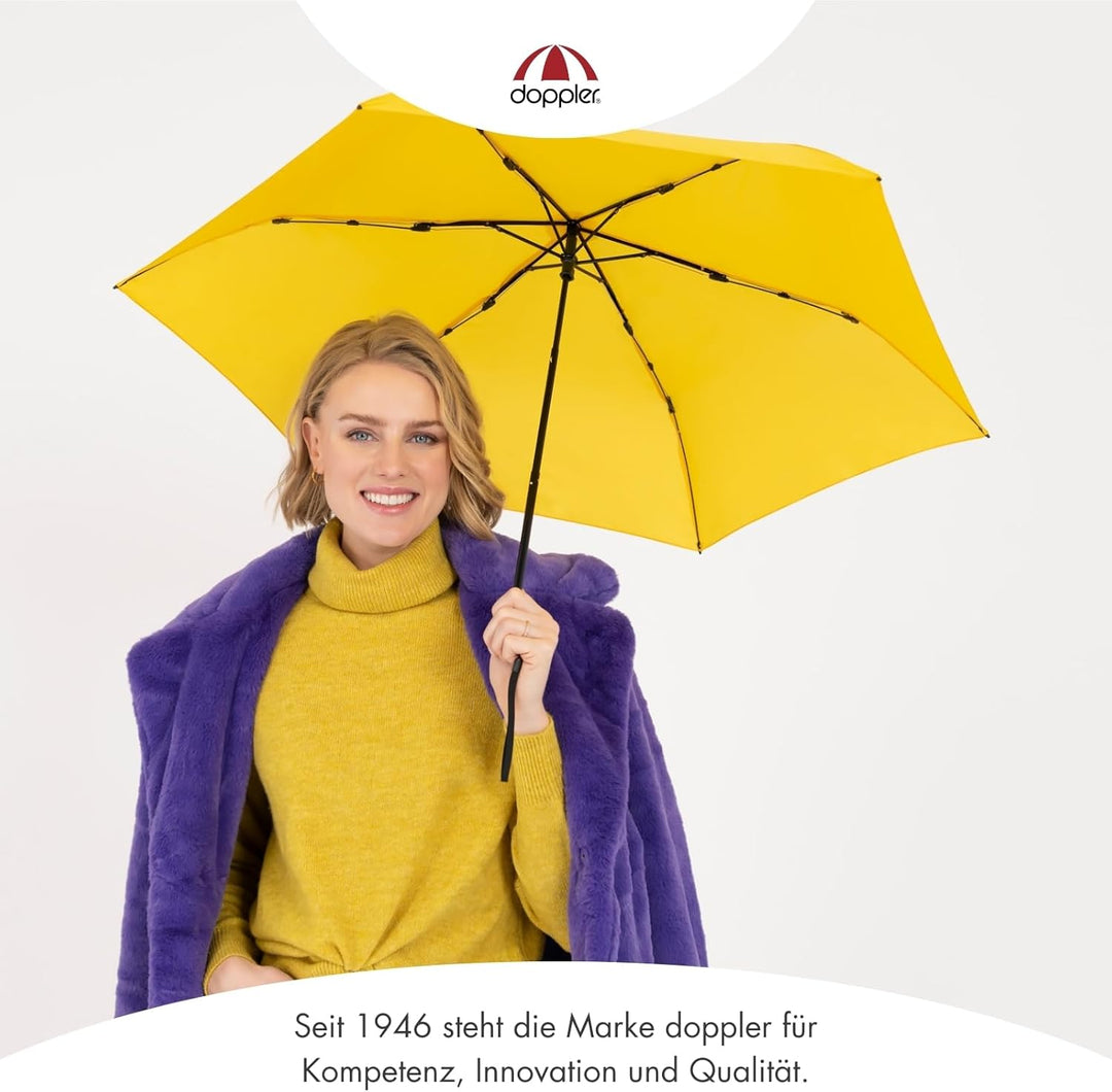 Doppler Taschenschirm Zero,99 Flat I Ultra leichter Regenschirm I Kleiner Schirm I Mini Regenschirm