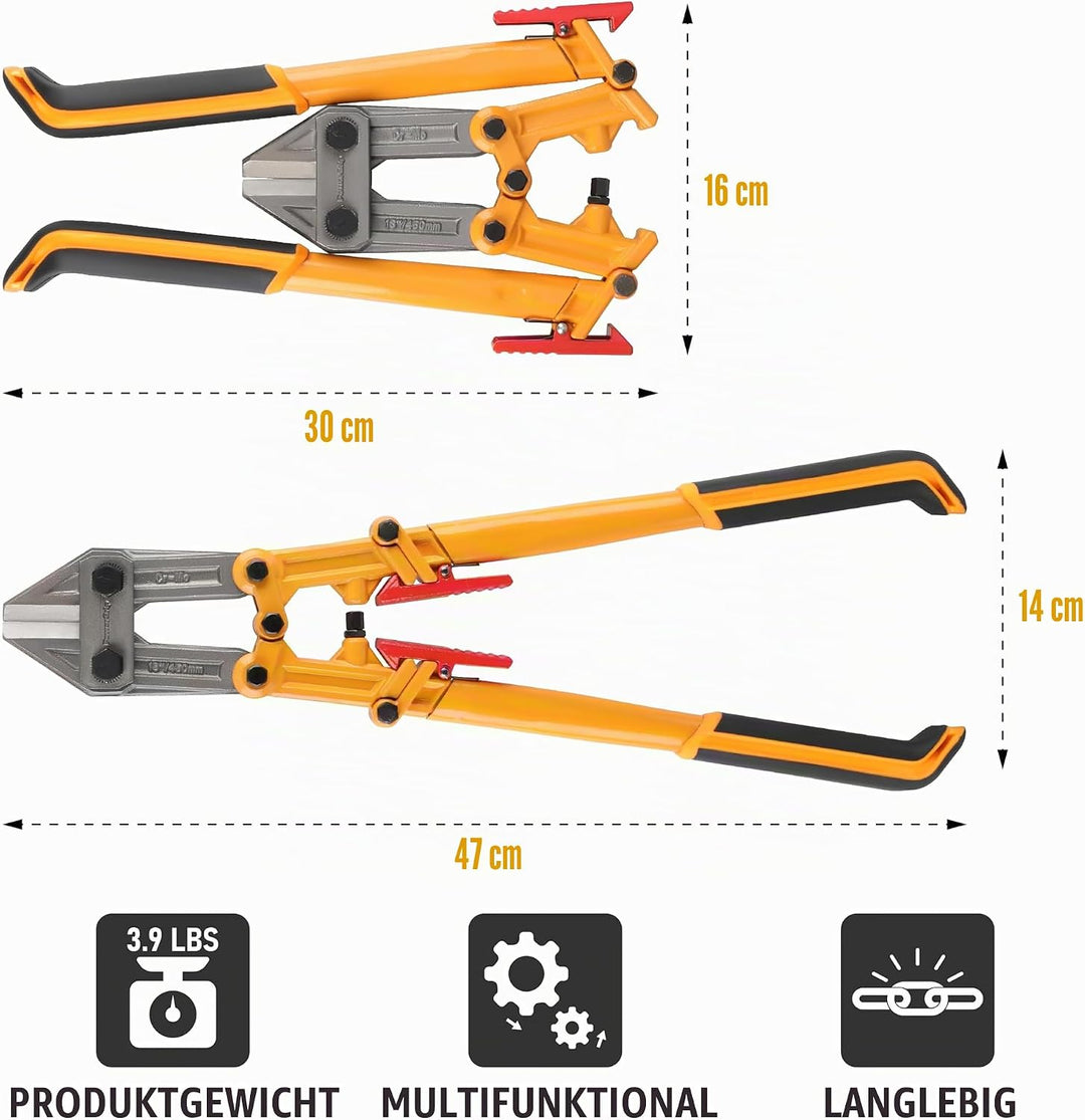 Olympia Tools Power Grip Bolzenschneider, 39-118, 18 Zoll 18-inch, 18-inch