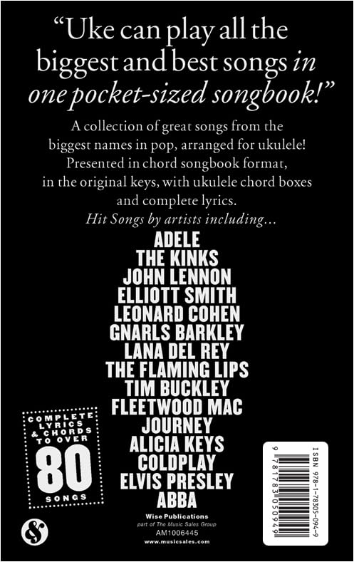 The Little Black Songbook: Hit Songs For Ukulele., Taschenbuch