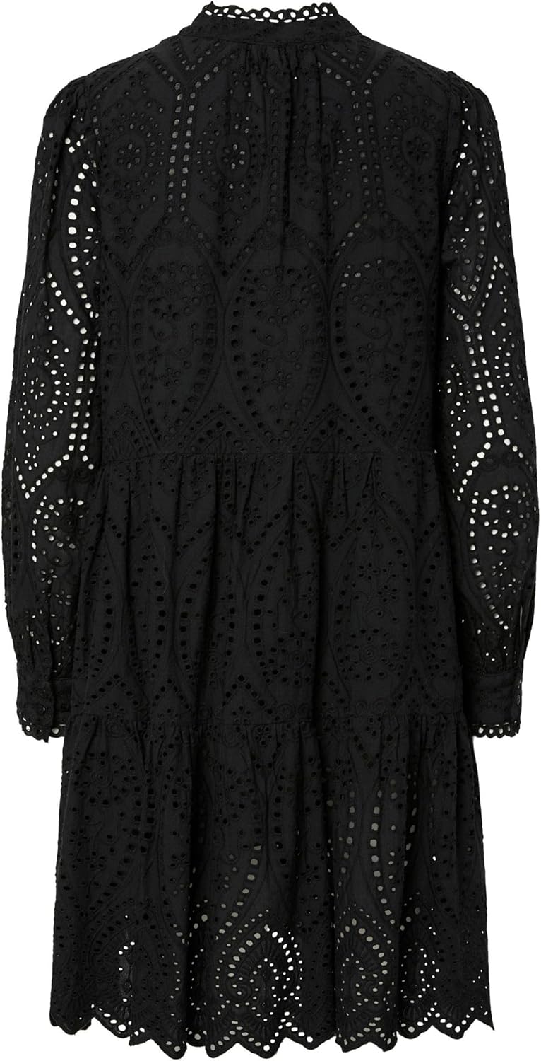 YAS Damen Yasholi Ls Dress S. Noos Kleid M Schwarz, M Schwarz