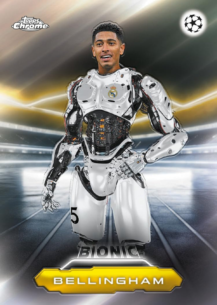 Topps Chrome® UEFA Club Competitions 2025-26 - Value Box (enthält 7 Packungen pro Box, 4 Karten pro
