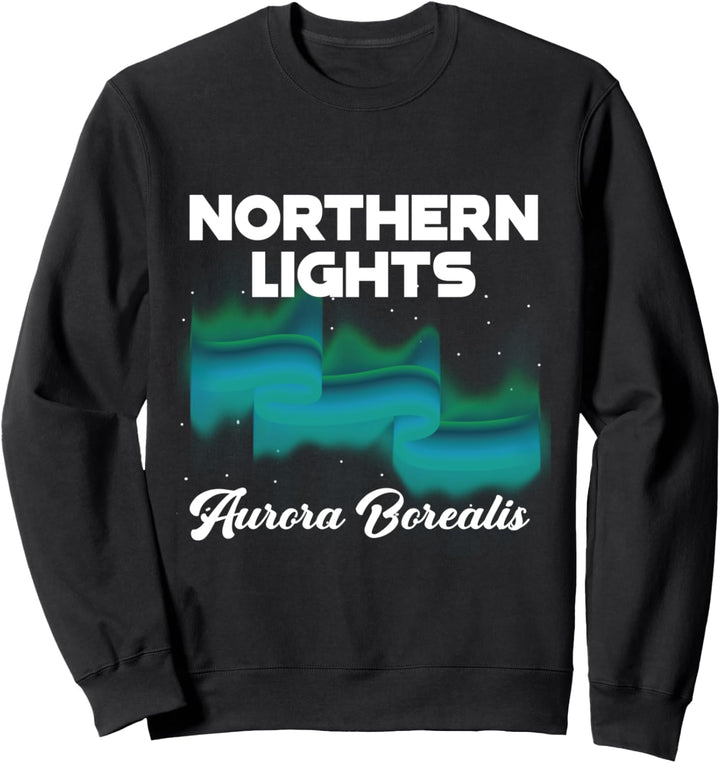 Polarlichter Aurora Borealis Skandinavien Sweatshirt