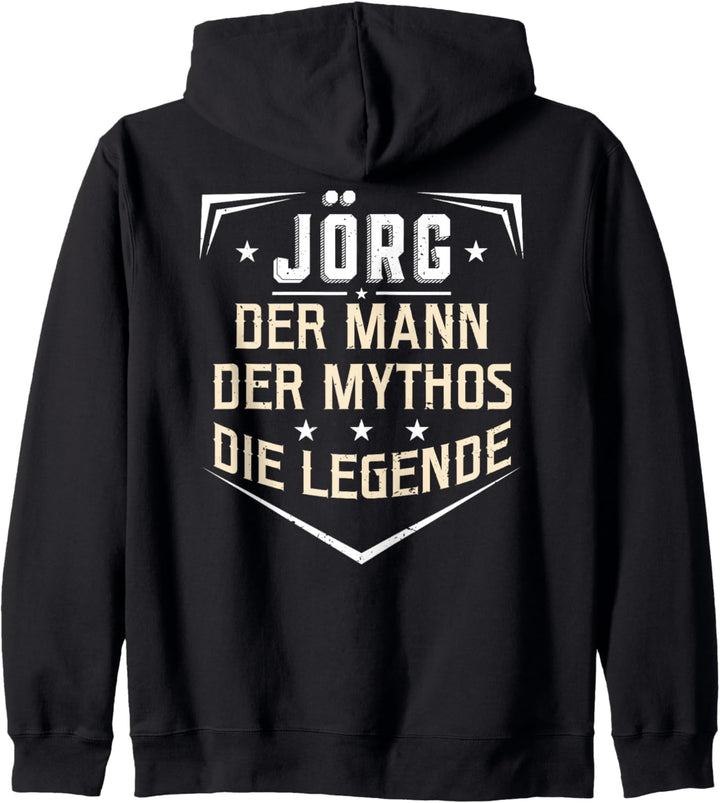 Jörg Der Mann Der Mythos Die Legende Vorname Kapuzenjacke