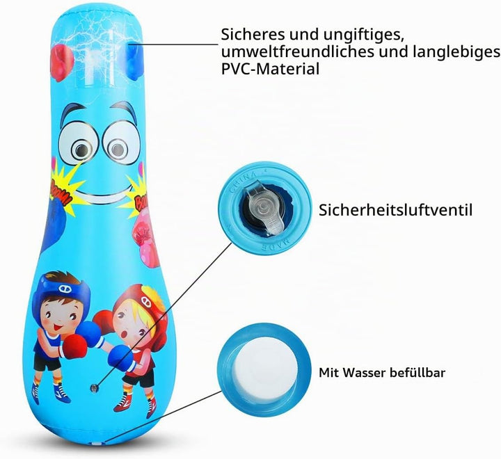 Schwere Boxsack für Kinder Boxen Dummy aufblasbare Dinosaurier kühlen Spass Spielzeug für Jungen Spo