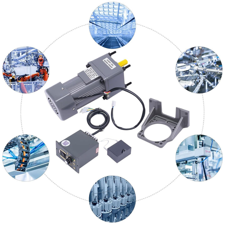 Elektromotor Einstellbarer Geschwindigkeit 220V 250W AC Gear Motor Elektromotor Getriebemotor mit Dr