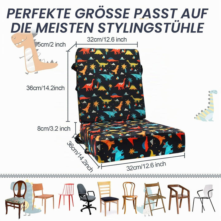 Sitzerhöhung Stühle Kind für Den Tisch, Waschbar 2 Stücke Riemen Sicherheitsschnalle Kinder Booster