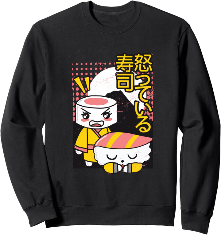 Kawaii-Sushi - Japanische Anime-Manga-Figur Sweatshirt