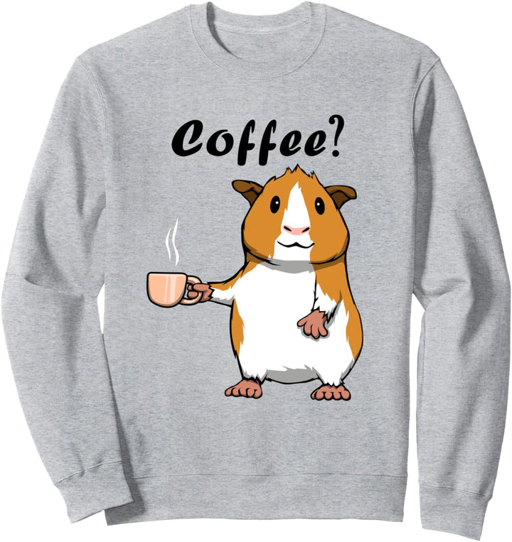 Faule Meerschweinchen Coffee Monday Büro Sweatshirt