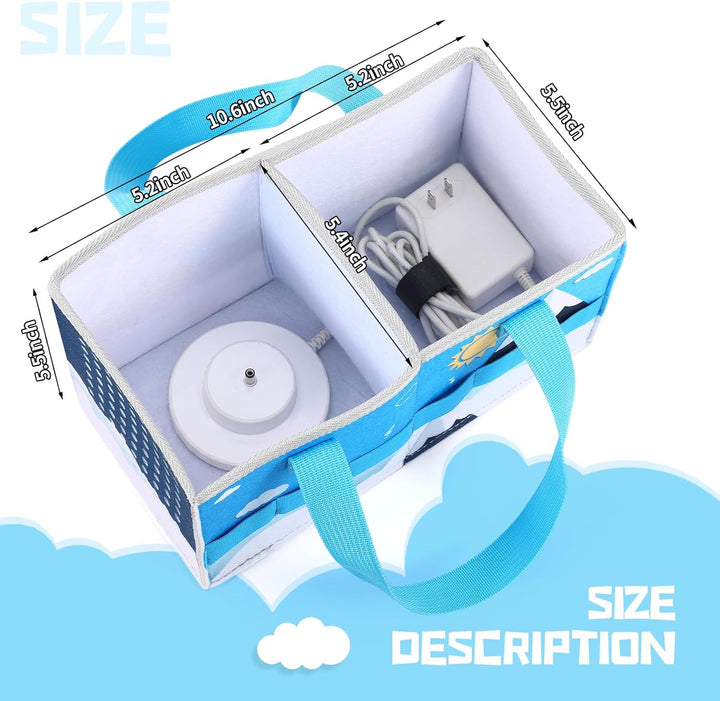 Tragetasche für Toniebox Starter Set und Tonies Figur, Schutzhüllen-Organizer mit viel Platz für Ton