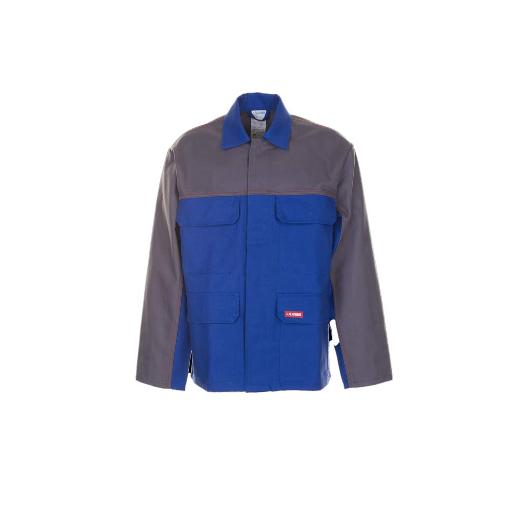 Planam Grösse 106 Herren Major Protect Jacke 1-lagig kornblau grau Modell 5200 Kornblau/Grau 106, Ko