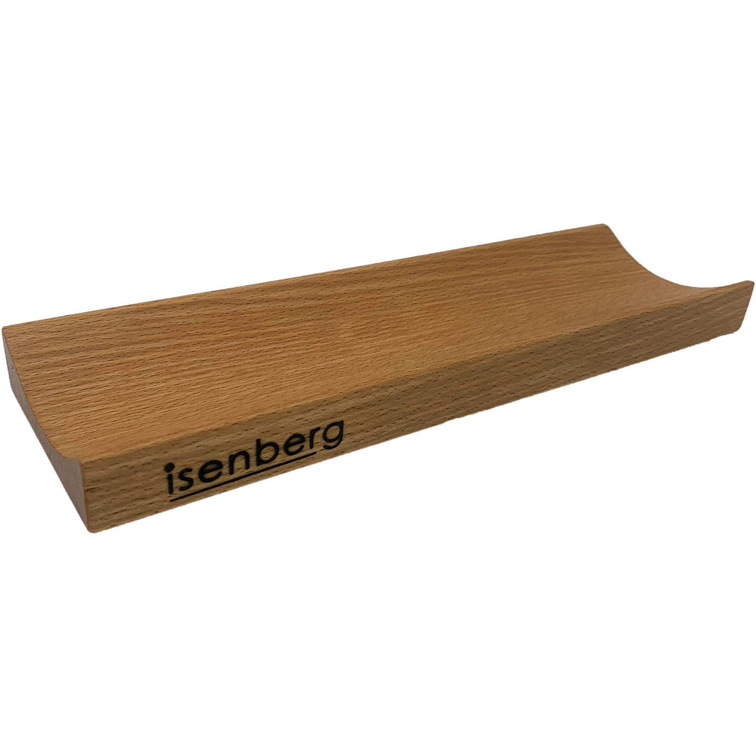 isenberg® - Profi Rollholzhalterung - 1fach Tischaufsteller, aus Holz