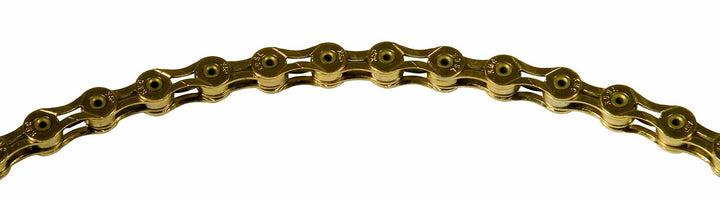 KMC X9 Fahrrad Kette mit 9 Geschwindigkeiten Gold, Gold