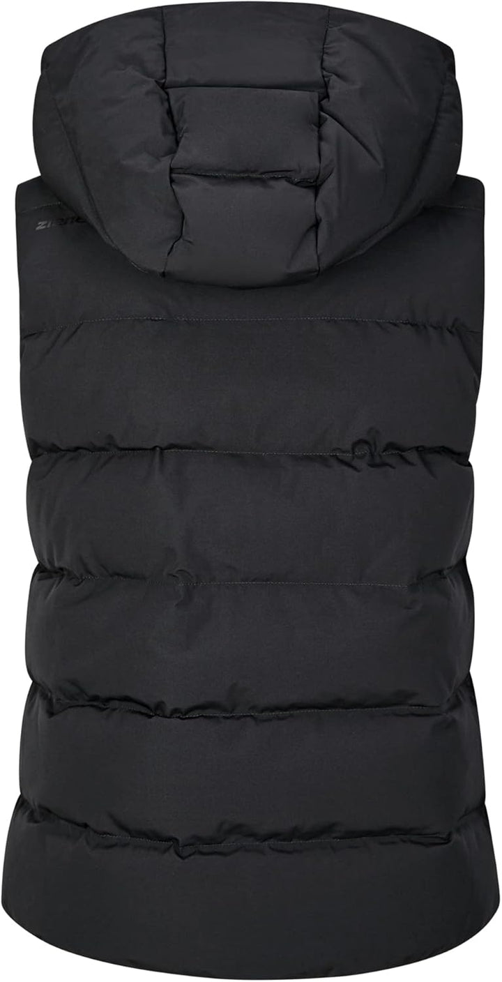 Ziener Damen Tulja Weste Freizeit, Sport | Micro Down, warm, modisch (1er Pack) 34 Schwarz