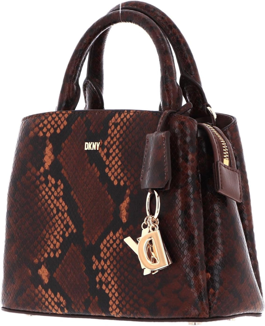 DKNY Girl's Women's Paige Small, Cestnut, One Size Satchel, Chestnut