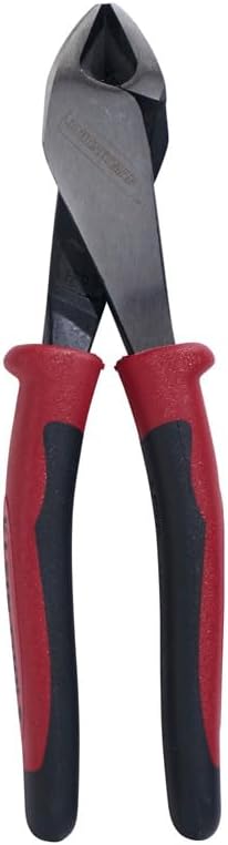 KLEIN TOOLS J248-8 Journeyman High Leverage Diagonal Cutting Pliers, Pack of 1, Red/Black, 8-inch (3
