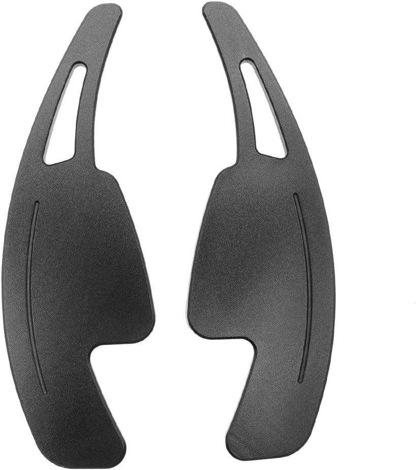 CT-CARID 2 Stück Auto Aluminium Lenkrad Schaltpaddle Shifter Verlängerung Aluminium Kompatibel Schal