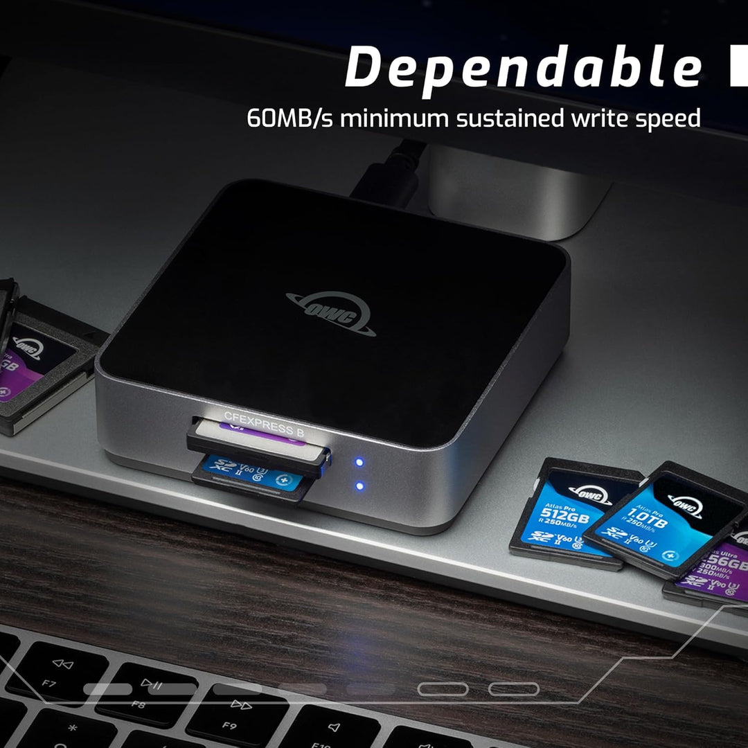 OWC Atlas Pro SDXC-UHS-II V60 Medienkarte, 128 GB, 128 GB