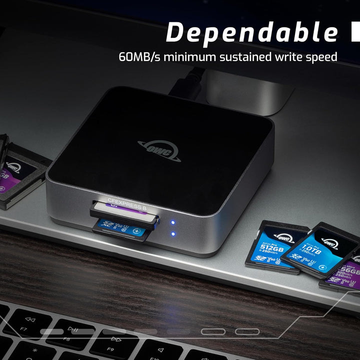 OWC Atlas Pro SDXC-UHS-II V60 Medienkarte, 128 GB, 128 GB