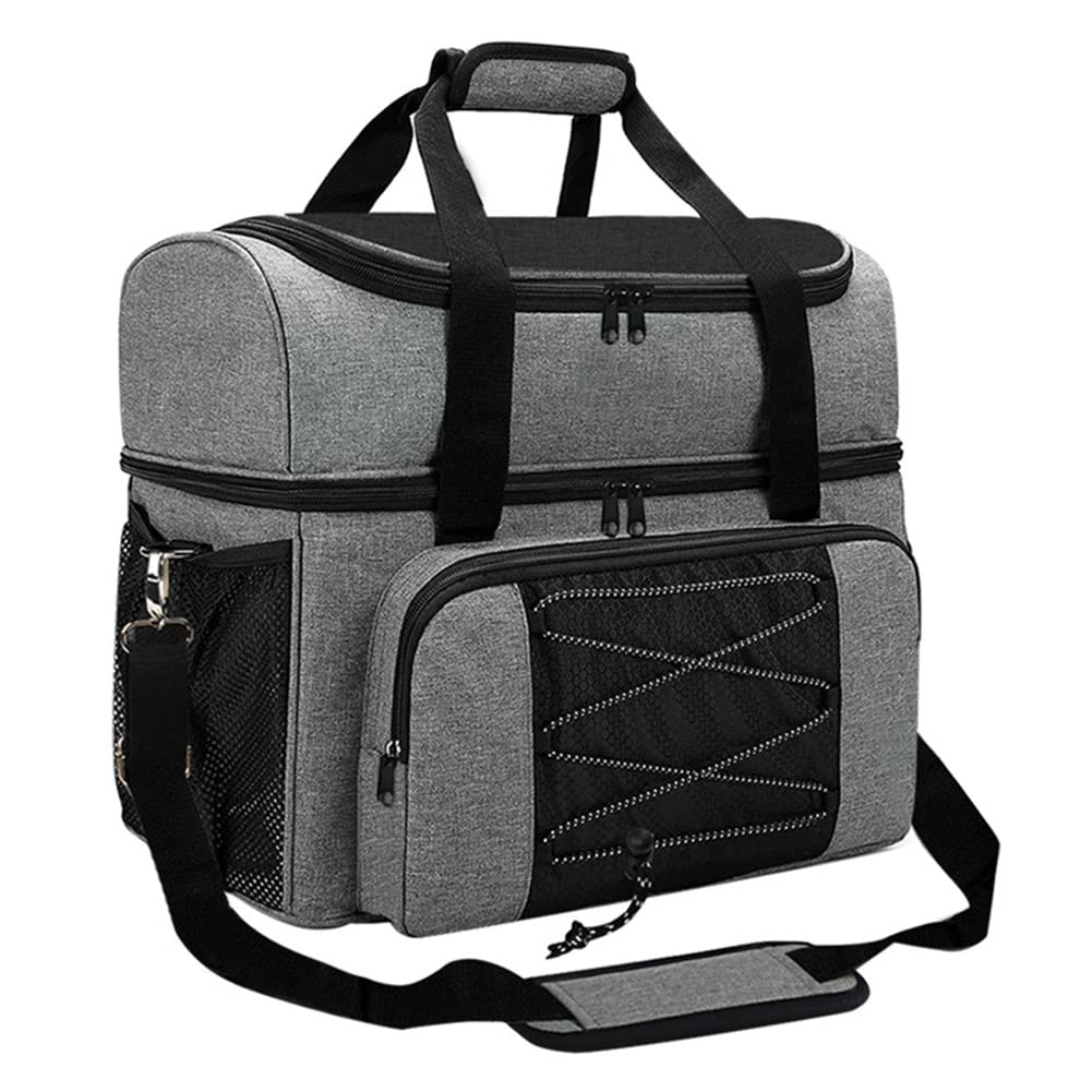 Pyatofly Bowlingtasche und gepolsterte Trennwand für Doppelball, 1 Paar Bowling