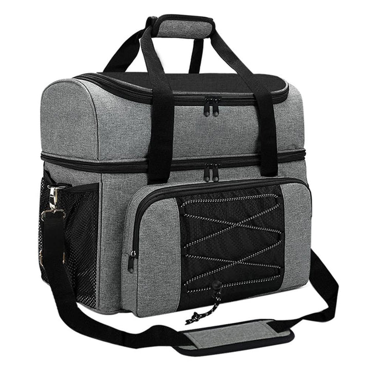 Pyatofly Bowlingtasche und gepolsterte Trennwand für Doppelball, 1 Paar Bowling