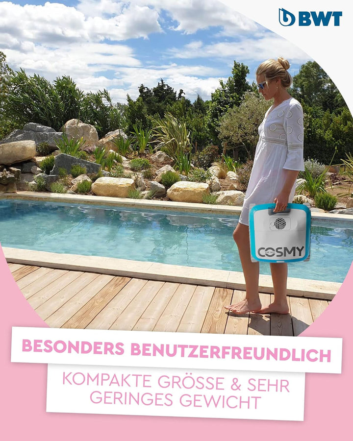 BWT Poolroboter Cosmy 200 | Besonders Leicht & Kompakt | Für Pools Mit Einer Länge Bis Zu 10 m | Zuv