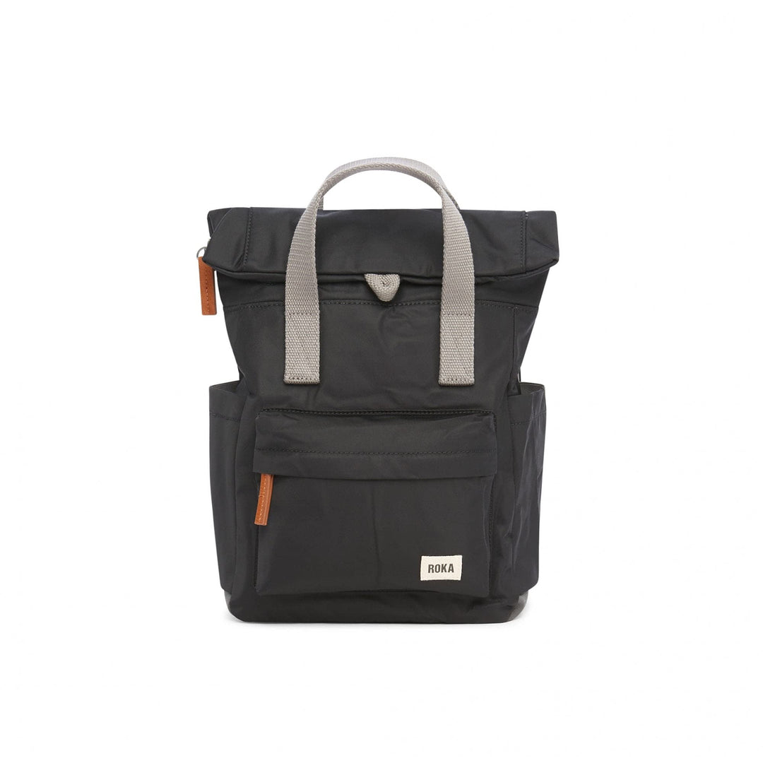 Roka London Canfield B Nachhaltiges Nylon schwarz klein S Schwarz, S Schwarz