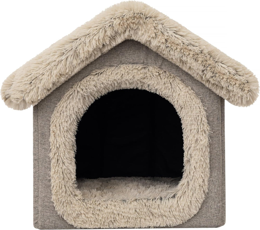 DOGGY Hundehütte Katzenhütte Hundehöhle Hundehaus Katzenhaus Hütte Höhle Hundekissen Katzenkissen Ha