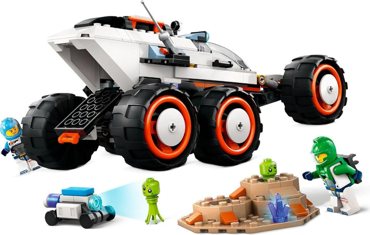 LEGO City Weltraum-Rover mit Ausserirdischen, Auto-Set mit Roboter- und Alien-Spielzeug-Figuren, Geb