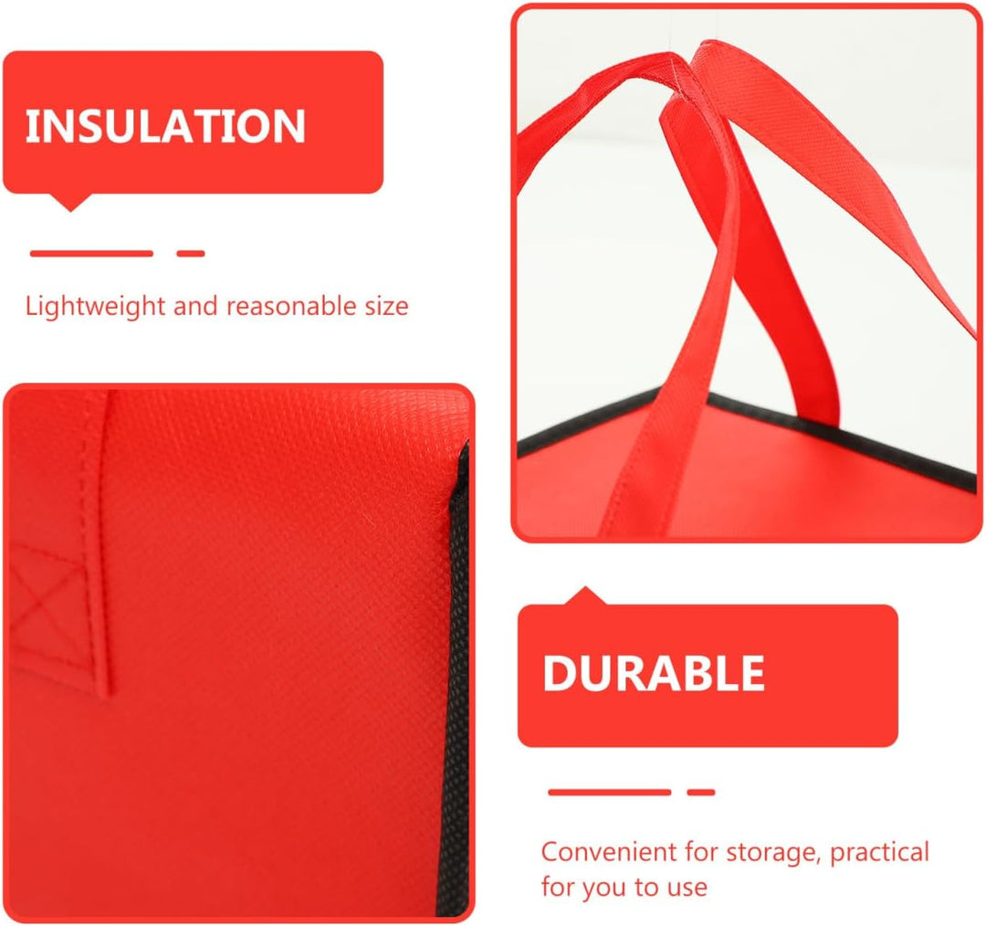 2er Set Isolierte Kühltasche Für Torten Wasserfeste Tragbare Lunch Handtasche Für Lebensmittel Perfe