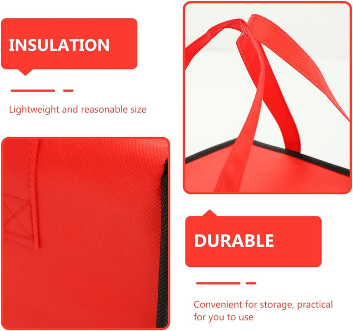2er Set Isolierte Kühltasche Für Torten Wasserfeste Tragbare Lunch Handtasche Für Lebensmittel Perfe