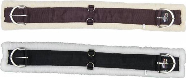 HKM Western Softoprensattelgurt -Teddy- Schwarz Länge 70 cm, Schwarz Länge 70 cm