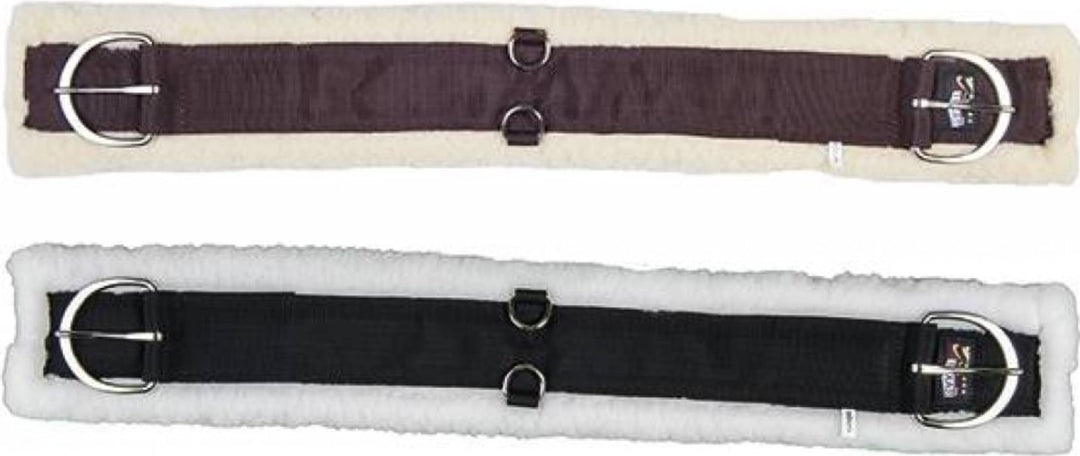 HKM Western Softoprensattelgurt -Teddy- Braun Länge 75 cm, Braun Länge 75 cm