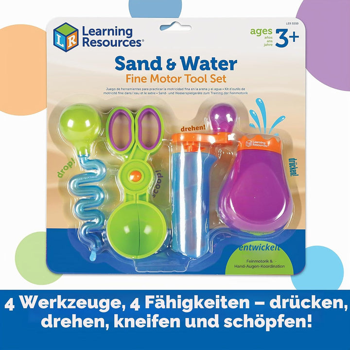 Learning Resources Wasser und Sand – Training der Feinmotorik Sand & Wasser, Sand & Wasser