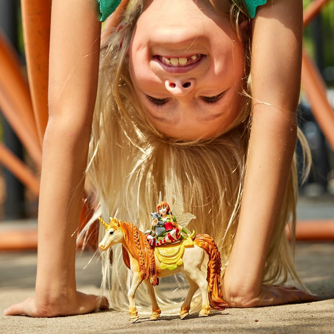 SCHLEICH 70567 Marween mit Glitzer-Einhorn, für Kinder ab 5-12 Jahren, BAYALA - Spielfigur Standardv