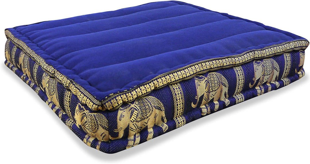 livasia Sitzkissen Boden Thaiseide, Bodenkissen Indoor/Outdoor, Meditationskissen Yogakissen, Stuhla